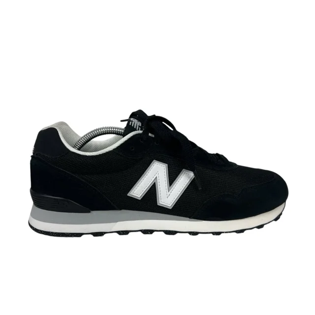 New Balance 515 Mens US 10.5 Sneakers Black White Shoes ML515BLK Running Gym