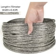 thumbnail image 4 of SURJDE 230 ft Patio Furniture Wicker Repair Kit Synthetic Rattan Material for Patio Chair Sets Replacement DIY Garden Patio Furniture Sofa Table (Grey and White), 4 of 7