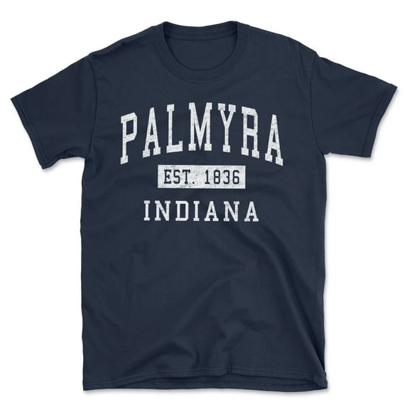 Palmyra Indiana Classic Established Men's Cotton T-Shirt