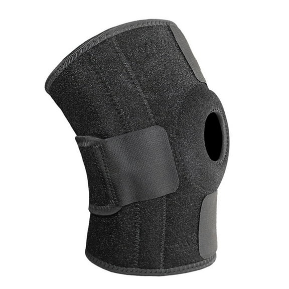 QIFULL 1 Pair Black Neoprene Knee Pad for Sport Kneepads with Injury Prevention and Knee Support