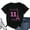 Black, variant on Womens Paris Theme 11th Birthday Shirt for Girls Black Small