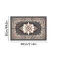 thumbnail image 3 of HOZADOIE Polyester Fiber Bath Living Room Floor Mats Home Door Mats, 3 of 7