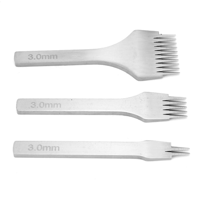 Leather Chisel,3pcs Handwork Leather PrO Leather Spacer Leather Pr O Stitch Elevated Design