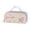 Pink, variant on JHyouerji Stationery Bag Polyester Large Capacity Multi Layer Blue Embroidery Zipper Pouch Portable Multifunctional Storage Case for Makeup Daily Small Items Organizer
