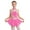 Hot Pink, variant on iiniim Girls Shiny Long Sleeve Lyrical Figure Ice Skating Dress Kids Mock Neck Mesh Ballet Gym Dancewear Size 6-16 A Light Blue 6