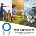 thumbnail image 5 of Pet Heavy Duty Reflective Dog Leash Lead Runner For Dogs Blue 5mm Wide, 5 of 5