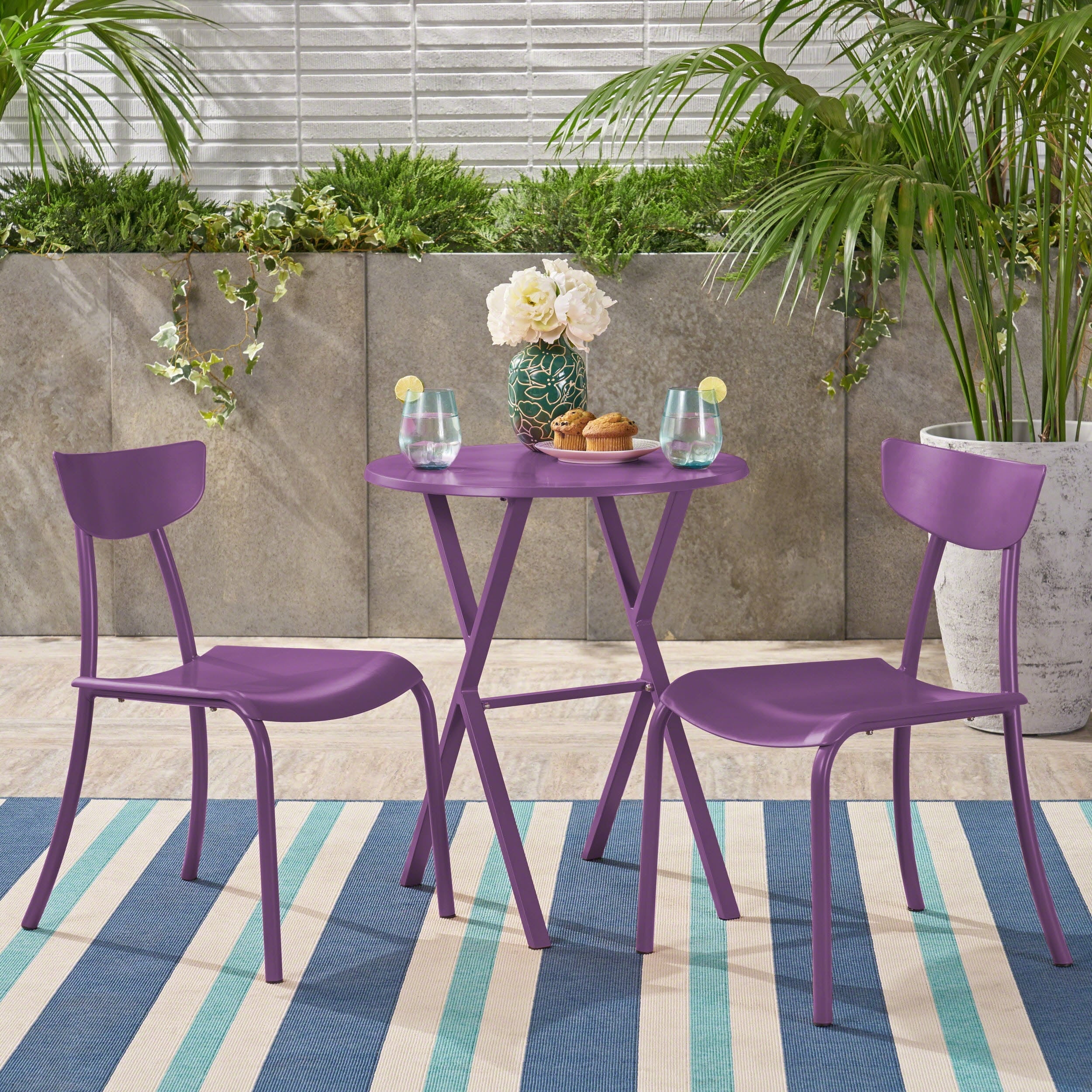 Christopher Knight Home Taro 3-piece Modern Outdoor Patio Seating