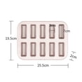 thumbnail image 2 of Non-stick Financier Cake Pan, Rectangle Muffin Pan Biscuits Cookies Bakeware, Mini Bread Baking Tin (10 cavity), 2 of 4