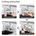 thumbnail image 5 of Yayeee Faucet Mat for Kitchen Sink 30" Diatomite Long Splash Guard Pad, Colorful Flowers Pattern, 5 of 7