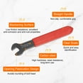 thumbnail image 3 of Uxcell Single Open End Wrench 7mm Metric U-Shaped Spanner with Red Shank, 3 of 7