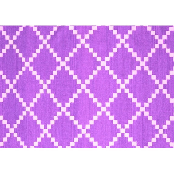 Ahgly Company Indoor Rectangle Abstract Pink Contemporary Area Rugs, 7' x 10'