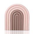 thumbnail image 1 of Fallas de aislamiento en forma de arco iris alfombras de botellas de montura reutilizable Resistencia al calor espesar Anti-Scalding Placemat Accesorios de cocina Rosa Speravity HA010139-01, 1 of 6