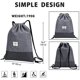 thumbnail image 3 of Mochila con cordón para mujer, bolso con cordón para gimnasio, 3 of 5