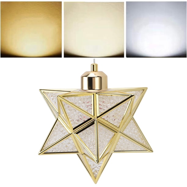 Lámpara Colgante, Bombilla E26, Lámpara Colgante De Techo Con Temperatura De 3 Colores Decorativa Para Sala De Estar Para Cocina