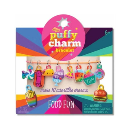 Craft Tastic Food Fun Puffy Charm Bracelet