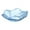 Blue, variant on Dienrx Clearance Crystal Plastic Wave Dried Fruit Plate, 1*Candy Dish, Large Crystal Plastic Fruit Tray Living Room Creative Dried Fruit Candy Tray Household Fruit Tray