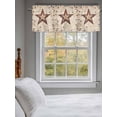 thumbnail image 3 of Texas Star Western Curtain Valances for Windows, Stars Country Retro Kitchen Valance Window Treatment, Light Filtering Block Curtains for Bathroom/Bedroom/Living Room 60'' x 18'', 3 of 9