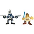 thumbnail image 2 of Star Wars Galactic Heroes 2008 Jango Fett & Obi-Wan Kenobi Mini Figure 2-Pack, 2 of 2