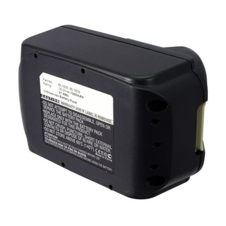 

Synergy Digital Power Tool Battery Compatible with Makita BSS610F Power Tool (Li-ion 18V 1500mAh) Ultra High Capacity Replacement for Makita 194204-5 Battery