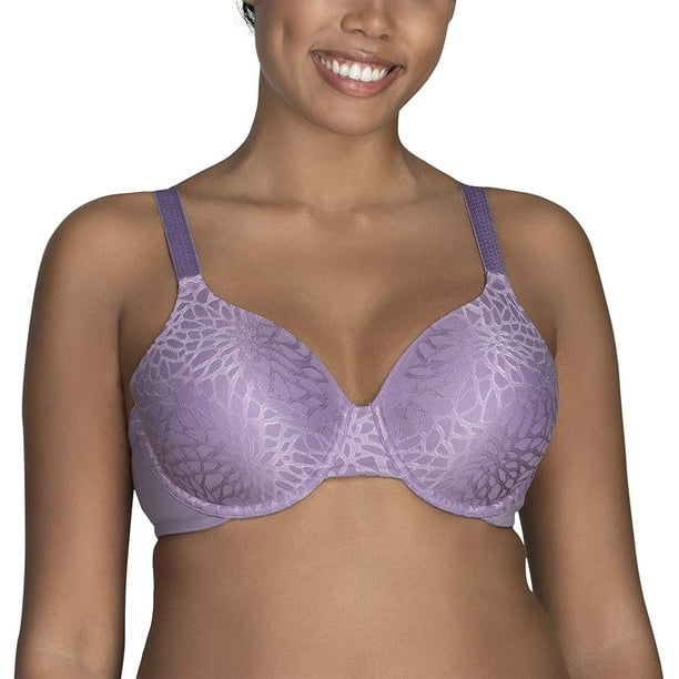 Women's Curvy Couture 1291 Cotton Luxe Unlined Underwire Bra (Natural 46D)  