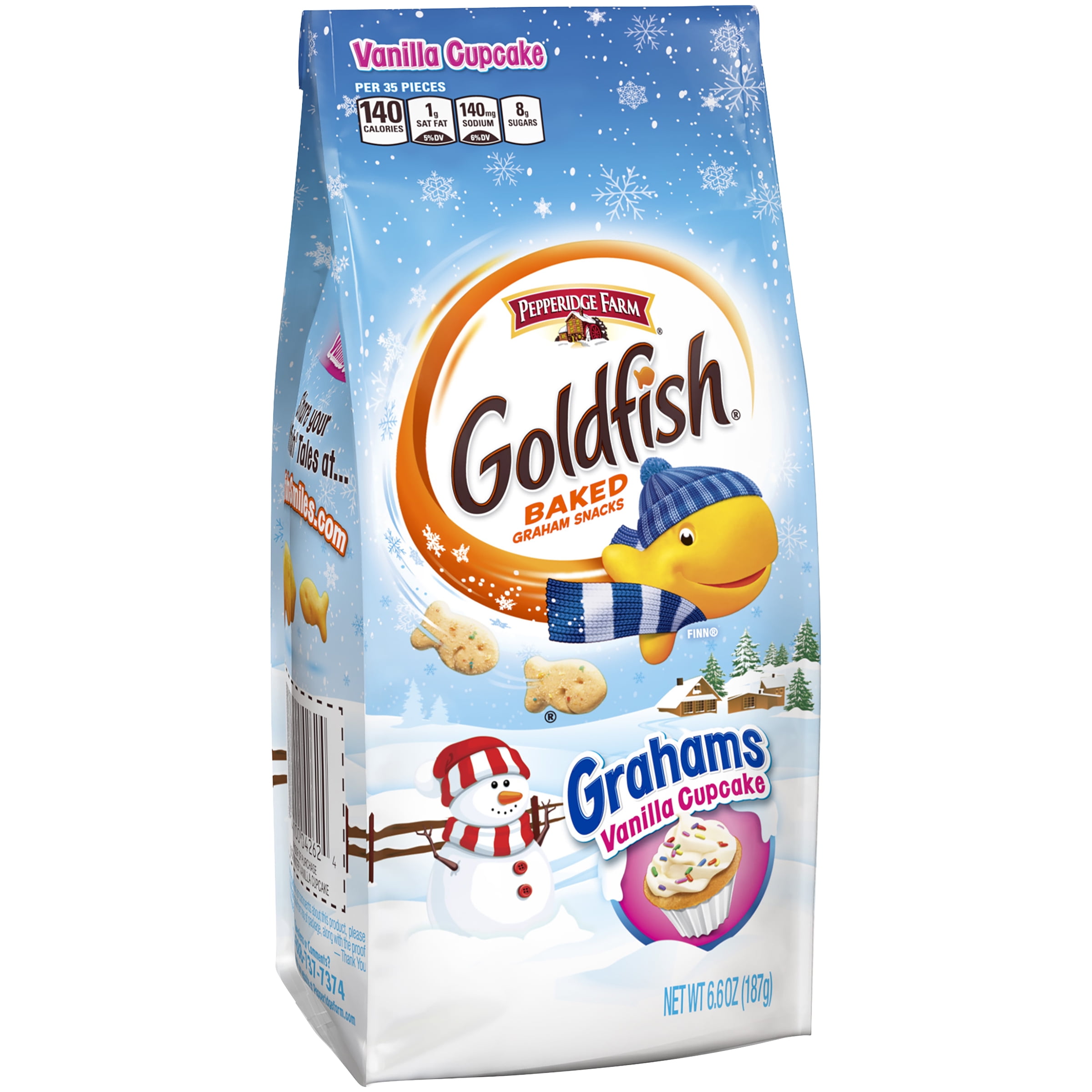 Goldfish Giant Grahams Baked With Whole Grain Vanilla Goldfish Giant Grahams Baked With Whole Grain Vanilla