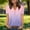 Pink, variant on ATENAR Shirts for Women Loose Summer Tops for Women Short Sleeve Tee Navy XL