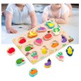 thumbnail image 3 of Shaoke Juego De Mesa De Formas Rompecabezas De Formas De Frutas, 3 of 5