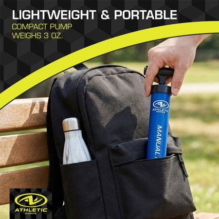 ATHLETIC WORKS 12″ MANUAL AIR PUMP