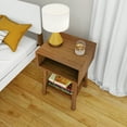 thumbnail image 2 of Max & Lily Nightstand with Cubby Shelf, Wooden Bedside Table, Side Table for Bedroom, 2 of 5