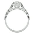 thumbnail image 3 of SuperJeweler 1 1/3 Carat Cushion Shape Moissanite Engagement Ring In 14 Karat White Gold For Women, 3 of 6