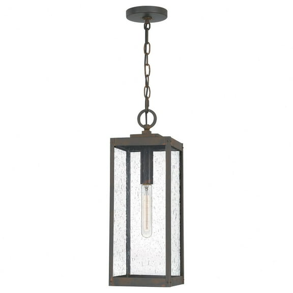 Quoizel Westover 1-Light Industrial Bronze Mini Pendant