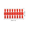 thumbnail image 2 of 63Pcs Arrow Stickers 1000 Labels Arrow Floor Decal 1.8x0.8 Inch Self Adhesive DIY Craft Red, 2 of 5
