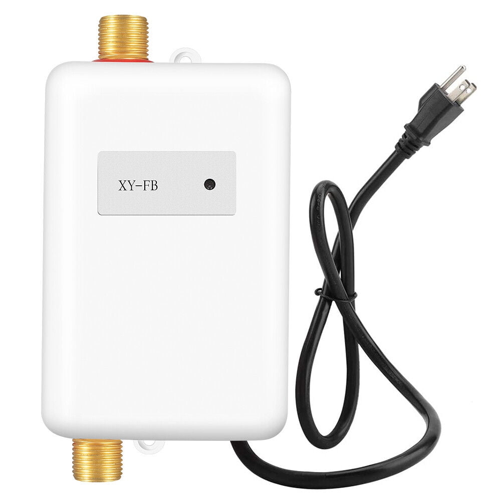 Jahy2Tech 3000W Instant Hot Water Heater Electric Tankless On Demand House  Shower Sink - Walmart.com