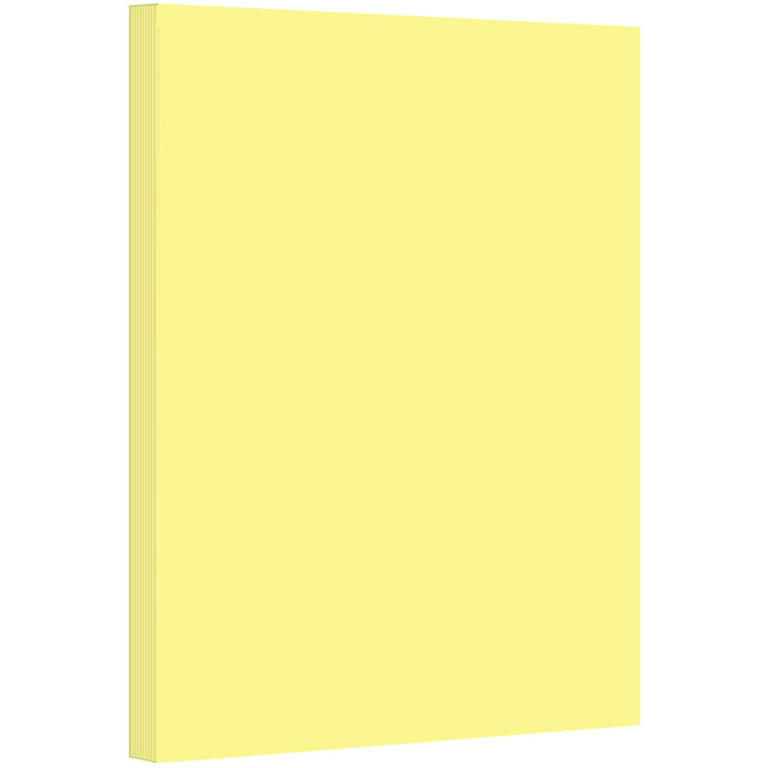  50Sheets Yellow Cardstock Paper, 8.5 x 11 Card stock