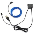 thumbnail image 1 of 1M/2M/3M/5M/10M luz de neón decoración de fiesta de baile lámpara LED de neón Flexible EL tubo de cuerda de alambre impermeable tira de LED Deng Xun unisex, 1 of 2