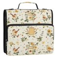 thumbnail image 5 of FORMRS Zipper Binder with Shoulder Strap 1.5-inch Ring 500 Sheet Capacity File Bag, Birds Sunflowers, 5 of 5