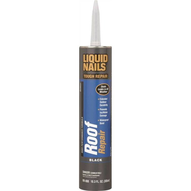 Liquid Nails Roof Repair Black Sealant (RR808), 10.3 Ounces Walmart