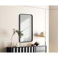 thumbnail image 3 of Elegant D?cor Contour Metal Rectangle Mirror 22x40 in Black, 3 of 9