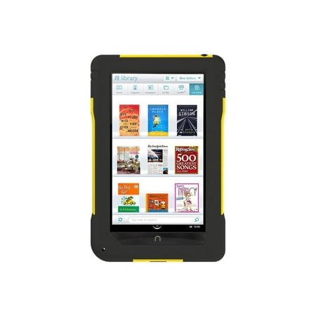 Trident Aegis Series Sleek Armor - Back cover for tablet - silicone, polycarbonate - yellow - for Barnes & Noble NOOKcolor