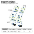 thumbnail image 7 of Knee High Socks for Men and Women, Blueberries Tree Print Althletic Compression Socks, Support Long Tube Socks for Outdoor Sport, Calf Socks, High Stockings for Women Men, 7 of 7