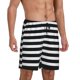 thumbnail image 2 of Fotbe Black And White Stripes Pantalones Cortos de Pijama para Hombre, Ropa de Dormir, Pantalones de Pijama Cortos para Hombre-Large, 2 of 6