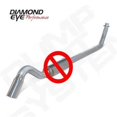 thumbnail image 1 of Diamond Eye Performance DEPK4212A-TDRP 4 In. Turbo Single Muffler Replacement Pipe Exhaust Kit, 1 of 1
