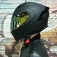 thumbnail image 3 of Casco integral para motocicleta con doble visera y Bluetooth, nuevo casco estándar nacional para hombres y mujeres, 3 of 5