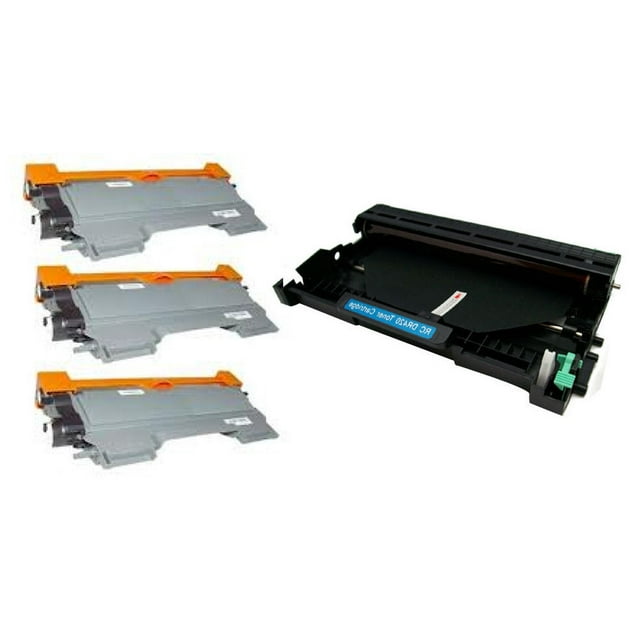 Compatible 3xTN450 + DR420 (3xToner + Unité Tambour) pour Imprimante Brother