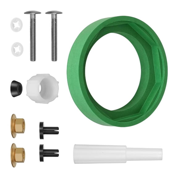 LAIQIEN Toilet Tank to Bowl Coupling Kits Toilet Tank Gasket Angle Seal Washer 3inch Toilet Tank Replacement Kits Enduring