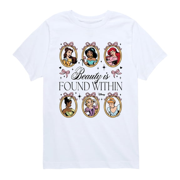 Disney - Princesses Coquette - Youth Boys Short Sleeve Graphic T-Shirt