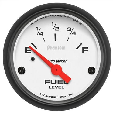 AUTO METER 1416 Designer Black Fuel Level Gauge