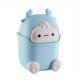 thumbnail image 1 of Cute Waste Paper Basket Trash Can, Desktop Mini Waste Paper Basket Trash Can, Countertop Waste Paper Basket Trash Organizer,, For The Office, Bathroom, Kitchen, Gifts For Children, 1 of 5