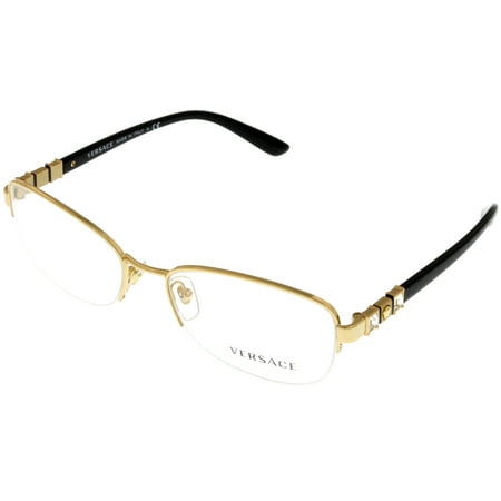 Versace Prescription Eyeswear Frames Womens Oval Gold Semi
