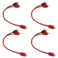 thumbnail image 4 of 1 Female 2 Male Adapter, 4PCS Noise Rejection High Accuracy Audio  Splitter Adaptor Cable Quality Sound  For Device With 3.5mm Jack, 4 of 8